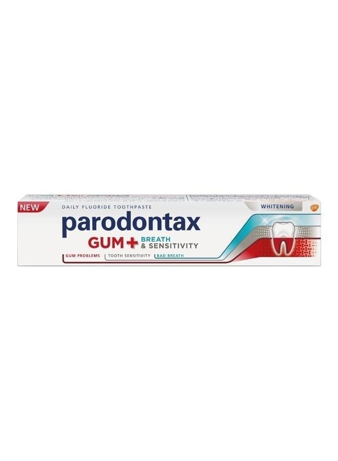 Parodontax Gum Breath Sensitive Whitening Toothpaste