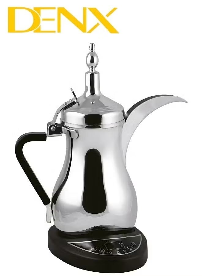 Denx DX2046 coffee pot, 800 watts, 1 liter capacity, for preparing your hot drinks - Image 1