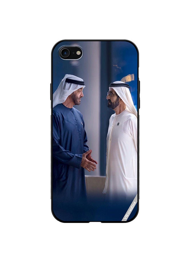 VR CREATIVE Protective Case Cover For Apple iPhone 7/8/SE 2020 Sheikh Mohamed Bin Zayed Al Nahyan And Sheikh Mohammed Bin Rashid Al Maktoum Design Multicolour - Image 1