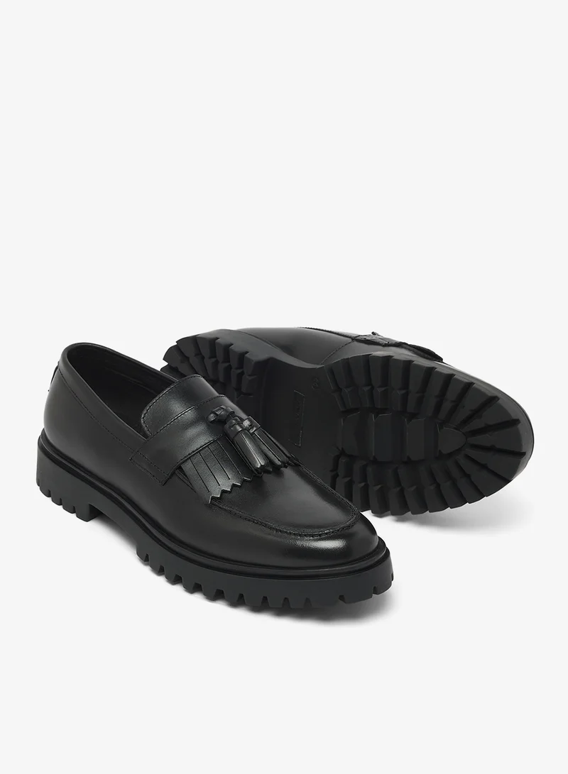 JACK & JONES Black Milano Loafers for Men | Best Price UAE