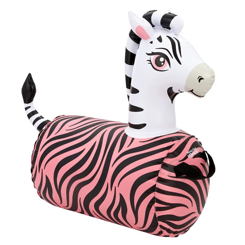 WADDLE Hip Hopper Inflatable Hopping Animal Bouncer Zebra Ages 2 and Up Supports Up to 85 Pounds - Image 3