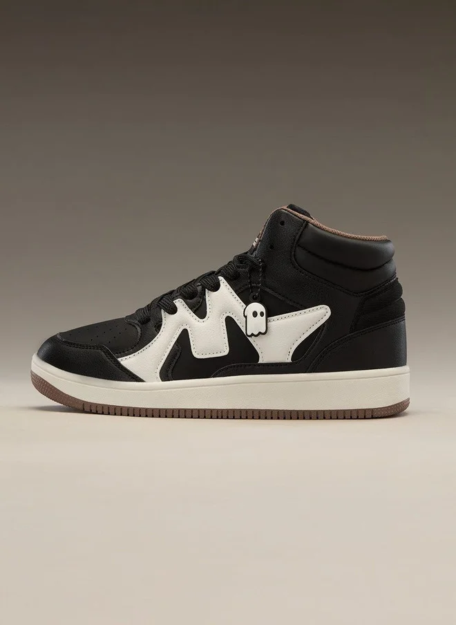 The Souled Store Men UBZ Ascend Colourblocked Mid Top Sneakers