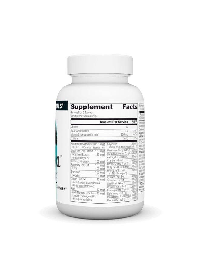 Source Naturals Pycnogenol Supreme, Berry & Botanical Antioxidant Complex* - 60 Tablets - Image 2