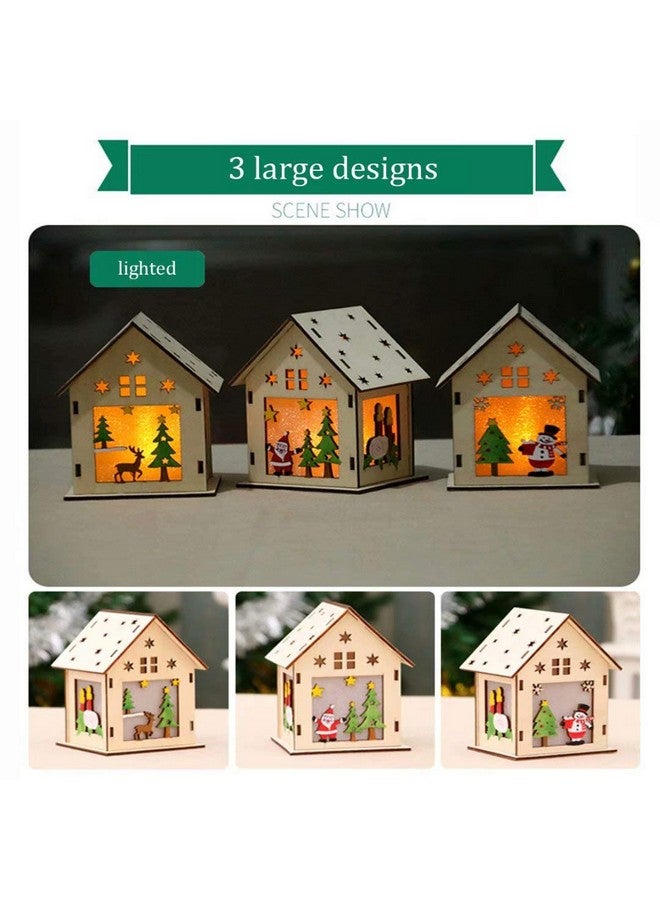 qiaoniuniu Wood Craft Kits Unfinished Small Houses 3D Cutting Wooden Puzzle Toy For Kids And Adults Build Your Own Perfect Decoration-Including 7 Pcs - Image 3
