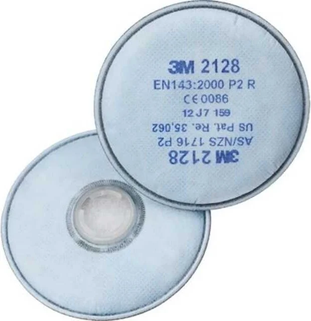 3M 2128 P2 Ozone, Organic, Acid Gas Filter (1 Pair)