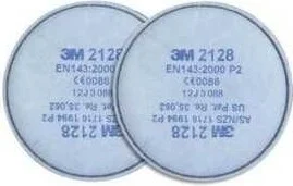 3M 2128 P2 Ozone, Organic, Acid Gas Filter (1 Pair)