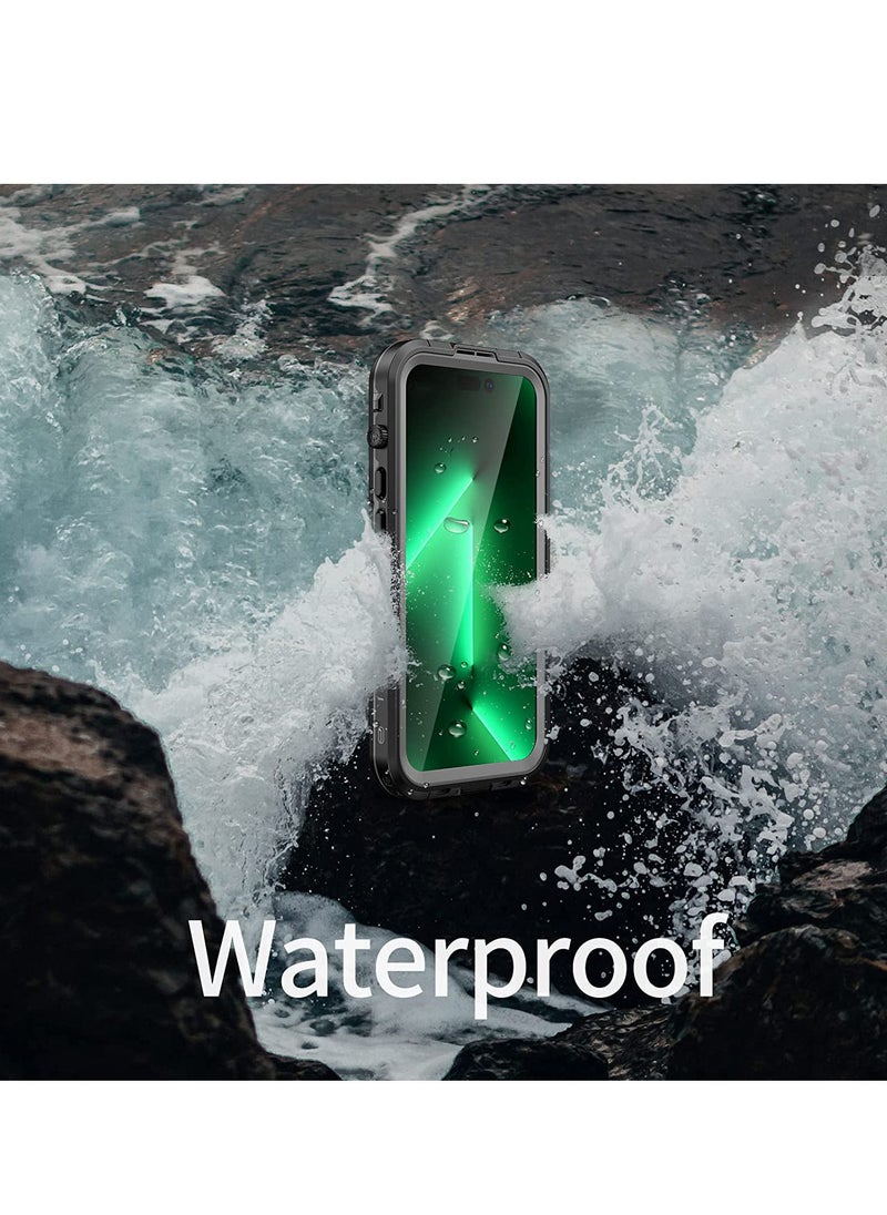 Generic Waterproof Case for iPhone 14 Pro (6.1") with MagSafe Snowproof, Dustproof and Shockproof, IP68 Certified Full Body Protection Fully Sealed Underwater Cover for iPhone 14 Pro  - Image 2