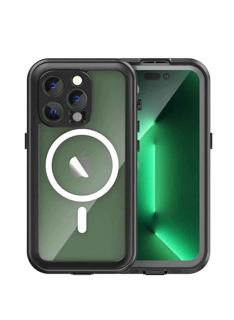 Generic Waterproof Case for iPhone 14 Pro (6.1") with MagSafe Snowproof, Dustproof and Shockproof, IP68 Certified Full Body Protection Fully Sealed Underwater Cover for iPhone 14 Pro  - Image 1