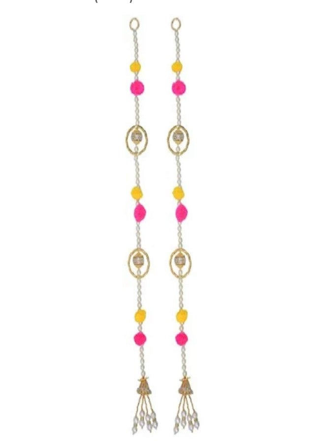 BDS CREATIONS 013 Multicolour Door Hanging Bandhanwar Rajisthani Toran Diwali Decoration Festival Gift Set of 2pcs