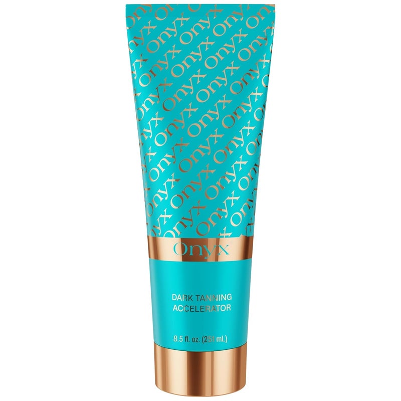 Onyx Strongest Dark Tanning Accelerator Lotion  Effective Tan Enhancer for Indoor  Outdoor Sun  Accelerates Melanin Production  No Stains  Streaks  Super Moisturizing  Tropical Scent  NoSPF
