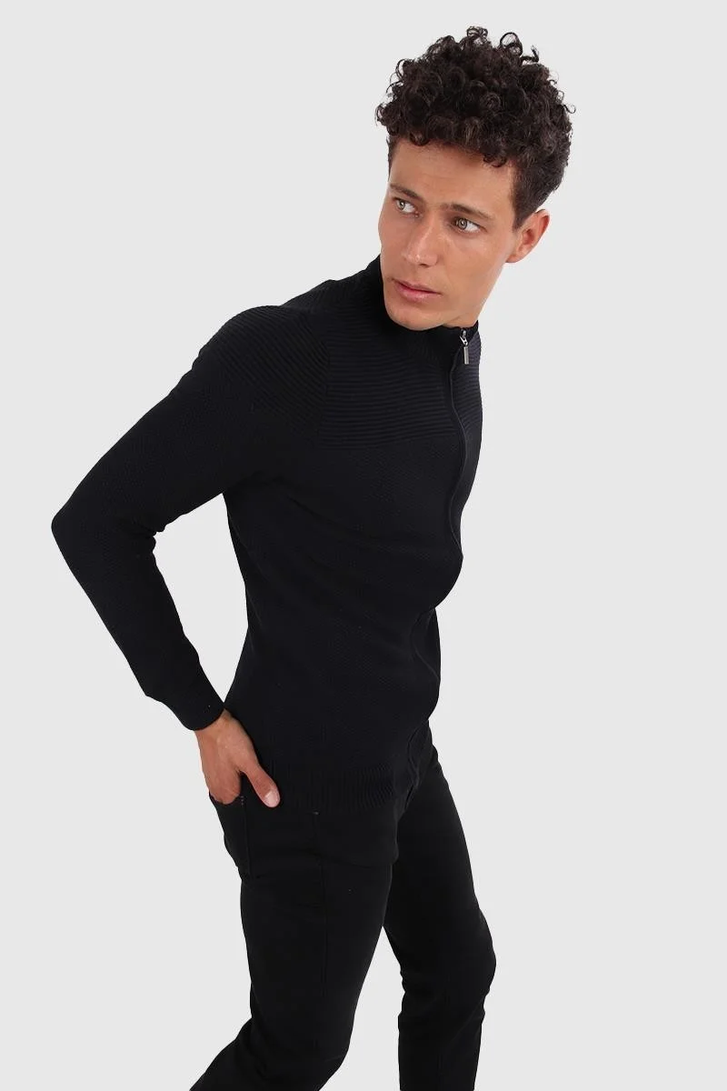الكسندر جاردي Zipper Regular Fit Casual Knitwear Cardigan