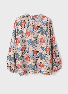 LC WAIKIKI Tie Neck Floral Women's Blouse  - Image 5