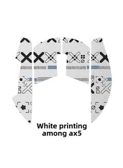 For Mai Con AX5 PRO/AX5 V2 Magnesium Alloy Mouse Anti-slip Sticker Sweat Side Keys AX5 Palm Sticker-Color: One White Print