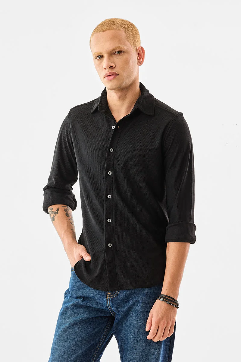 SNITCH Slim Fit Textured Shirt