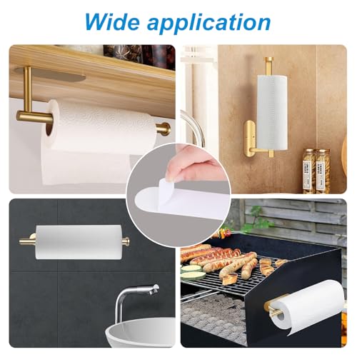 MVSSP 5-Pack Self-Adhesive Replacement Strips for Under-Cabinet Paper Towel Holders, 5.65 x 1.7 inches - Image 3