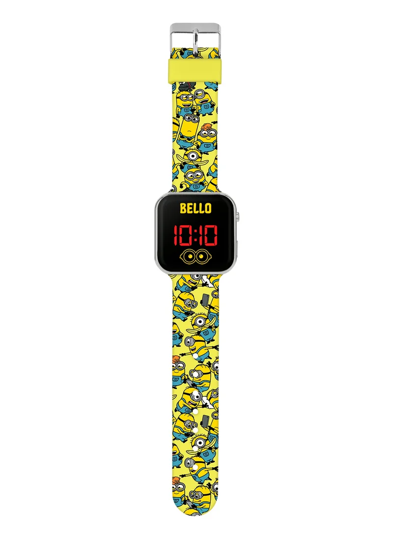 Minions Minions Printed Strap LED Watch - DMF4106ARG