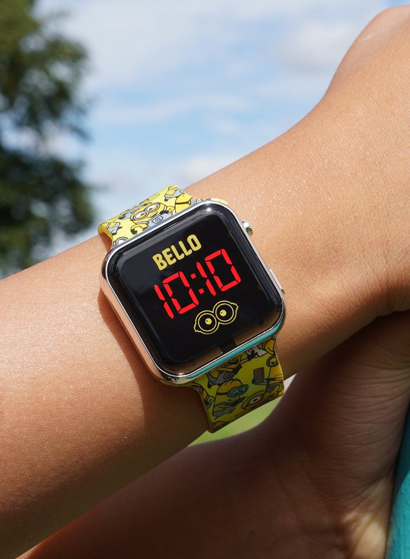 Minions Minions Printed Strap LED Watch - DMF4106ARG  - Image 3