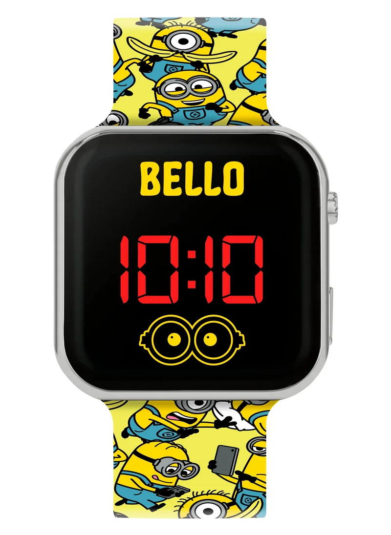 Minions Minions Printed Strap LED Watch - DMF4106ARG