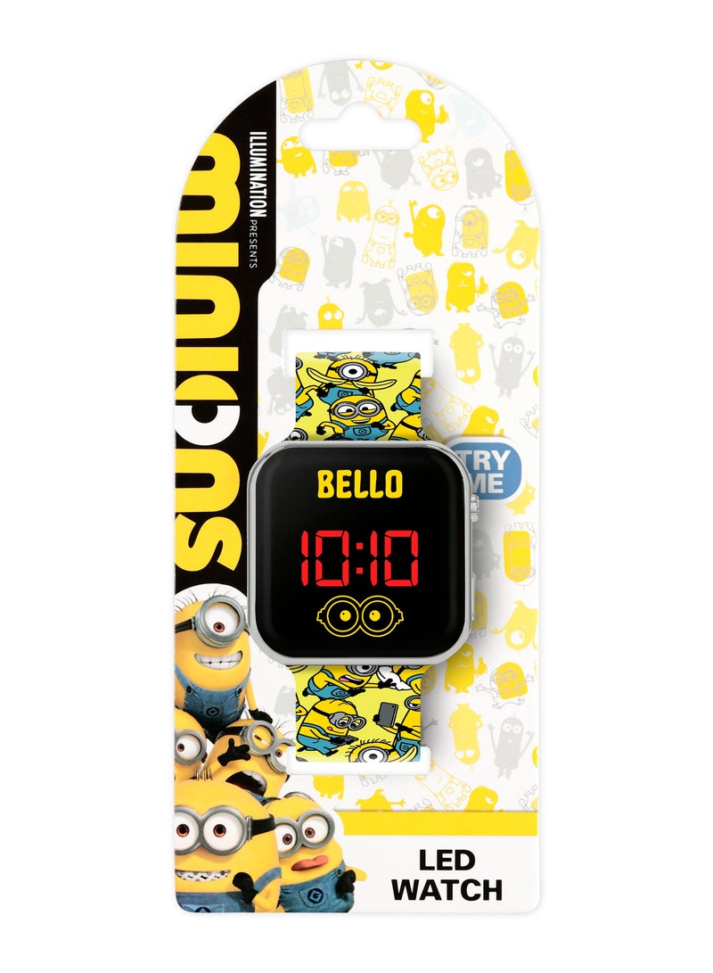 Minions Minions Printed Strap LED Watch - DMF4106ARG  - Image 4