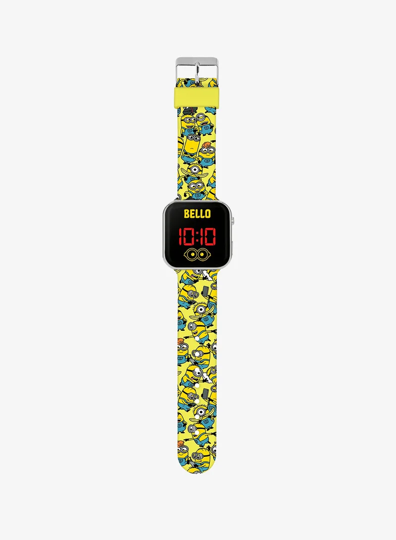 Minions Minions Printed Strap LED Watch - DMF4106ARG
