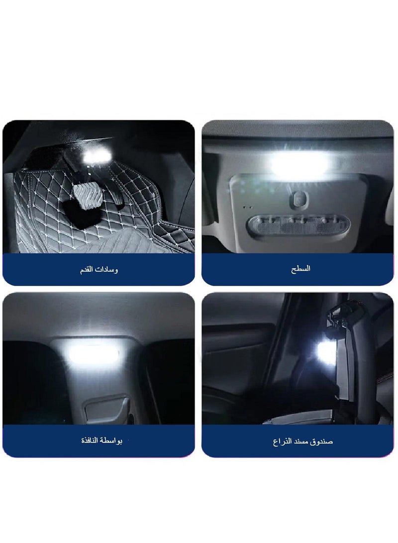 Loquat 2-Pack USB Rechargeable Car Interior Ambient Light - Image 4