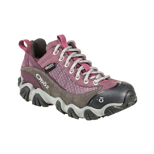 Oboz Women's Firebrand II Low B-Dry Hiking Shoe, Lilac, 9 - Image 4