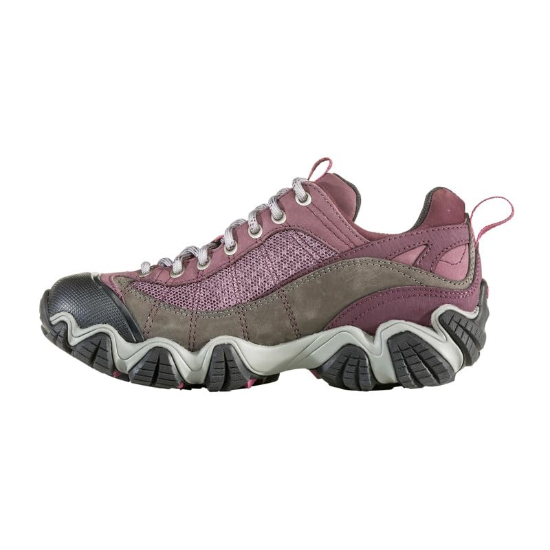 Oboz Women's Firebrand II Low B-Dry Hiking Shoe, Lilac, 9 - Image 3