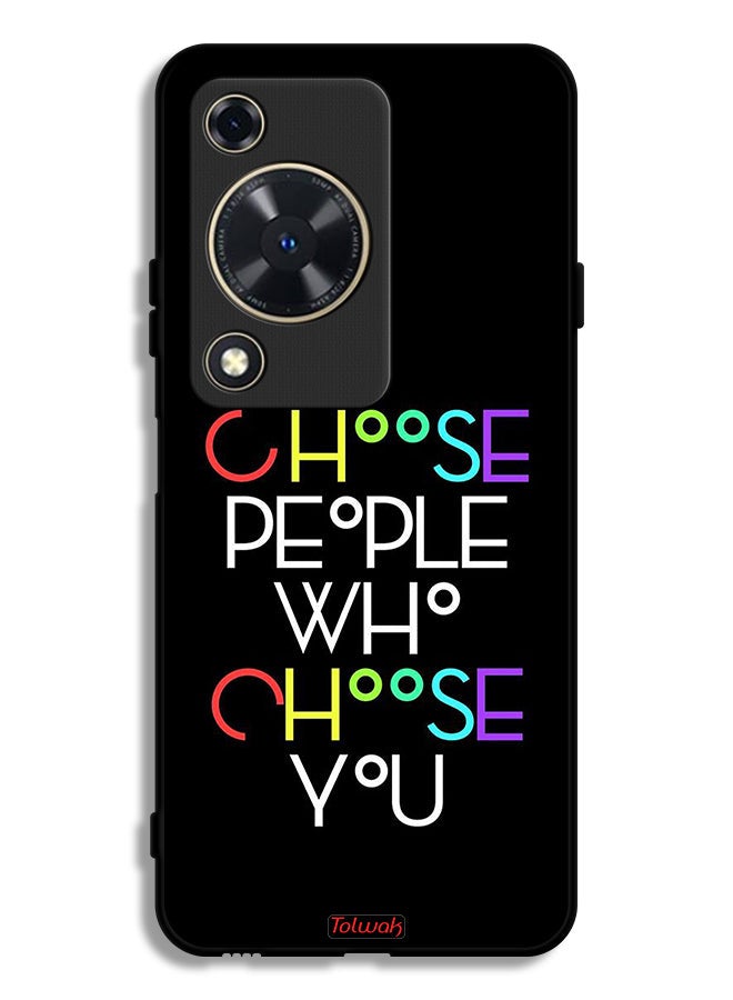 Tolwak Huawei Nova Y72S Protective Case Cover Choose People Who Choose You