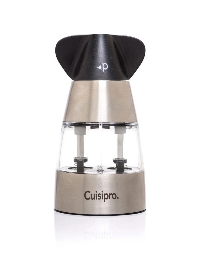 Cuisipro Dual Salt & Pepper Mills, Black - Image 2