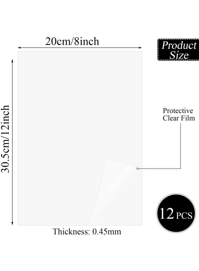 ArtCute 12 Pcs Sublimation Metal Photo Blanks Signs - 8''x10'' Aluminum Metal Signs Blank 0.45mm Thick Photo Sign Blank Poster Wall Photo Frame Metal Blanks Indoor Outdoor - Image 2