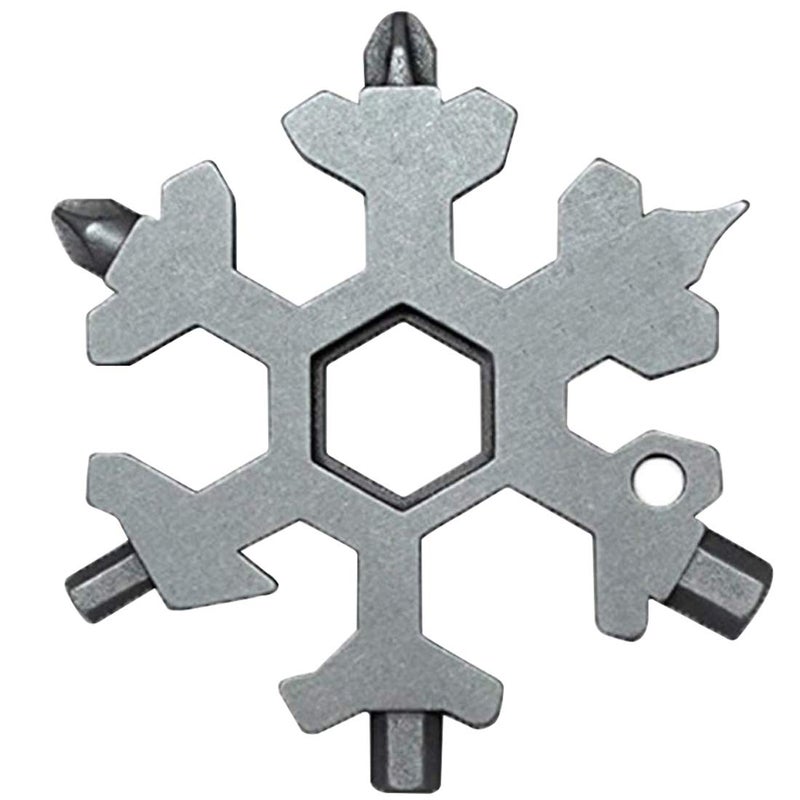 19 in 1 Snowflake Multitool Screwdriver Bottle openerOutdoor Wrench Multitool STANDARDMETRIC Snowflake Wrench Cool gadgetsGreat Christmas gift Fatherday Gift