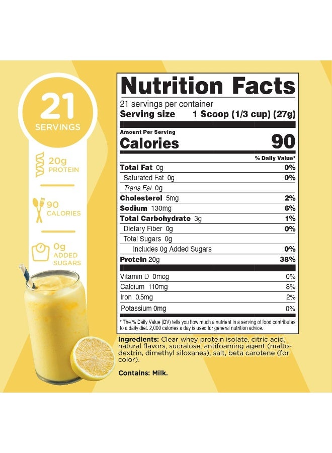 TransformHQ بروتين مصل اللبن النقي المعزول (بنكهة الليمونادة) - Image 2