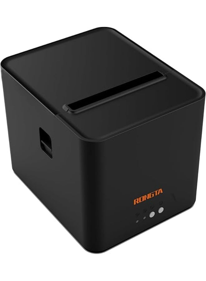 طابعة نقاط البيع الحرارية RP335A 80 ملم من رونجاتا، اتصال USB، تقنية حرارية مباشرة، قطع تلقائي، سرعة طباعة 250 ملم/ثانية