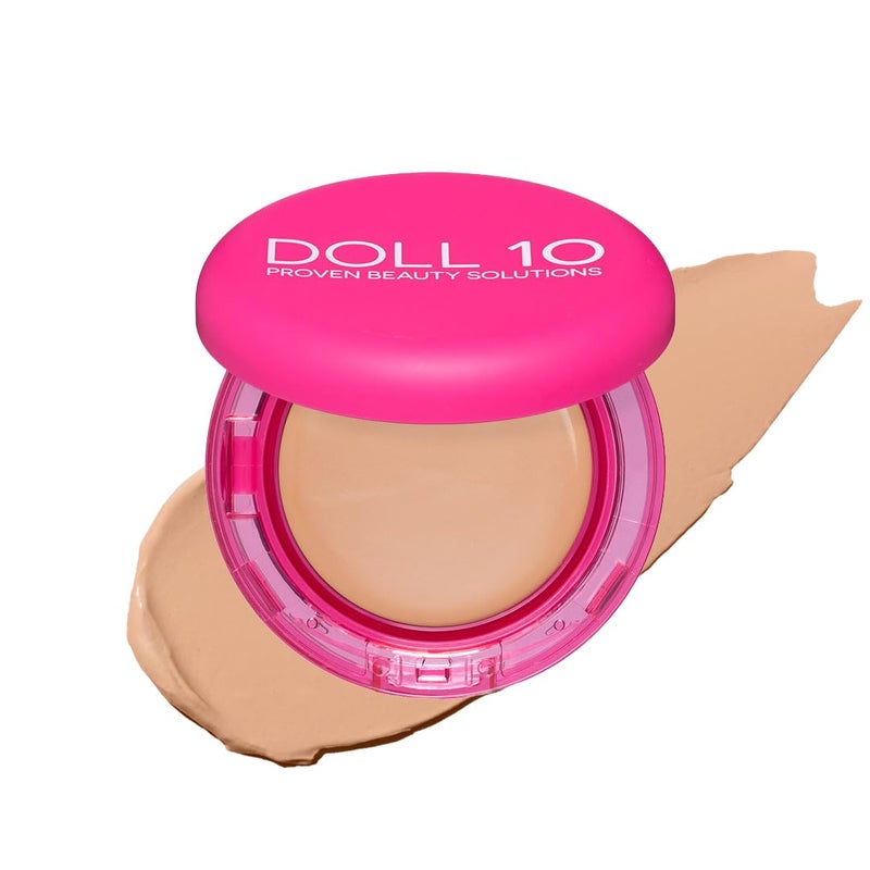 Doll 10 Peptide Bounce Balm Foundation Hydrating AgeDefying Foundation for Older Women All Skin Types Vegan Clean Natural Medium Buildable Coverage Blurs Fine Lines FairLight - Image 2
