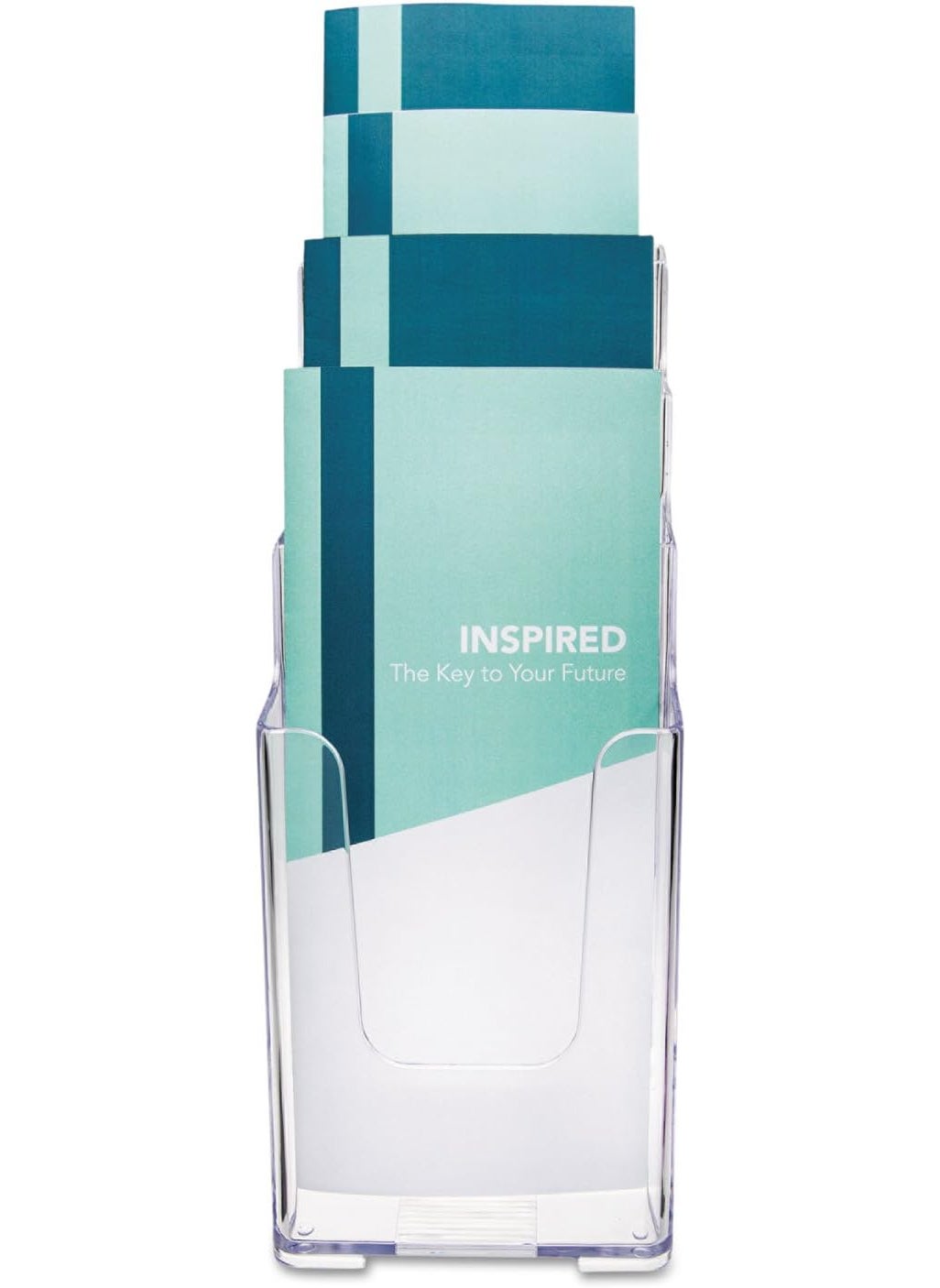 Deflecto Deflecto 77701 Literature Holder 4 Leaflet 478Inch x8Inch x10Inch Clear  - Image 5