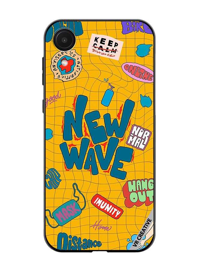 VR CREATIVE Protective Case Cover For Samsung Galaxy A03 Core Multiple Logo Design  Multicolour - Image 1