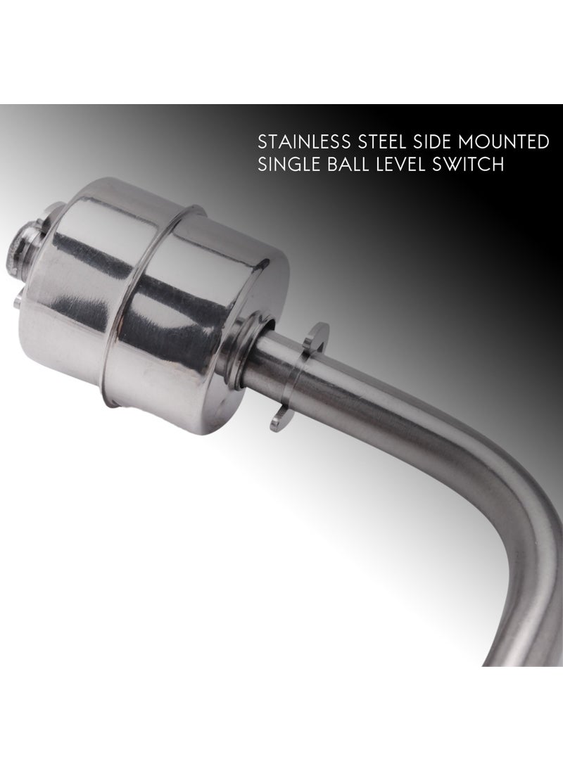 Sunshinee - High Temperature Stainless Steel Side Mounted Single Float Switch Water Level Liquid Level Oil Level Control Sensor (From Overseas) - Image 1