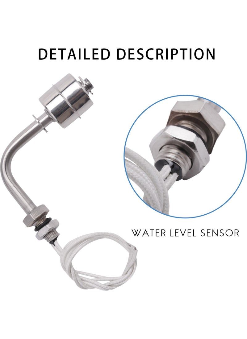 Sunshinee - High Temperature Stainless Steel Side Mounted Single Float Switch Water Level Liquid Level Oil Level Control Sensor (From Overseas) - Image 1