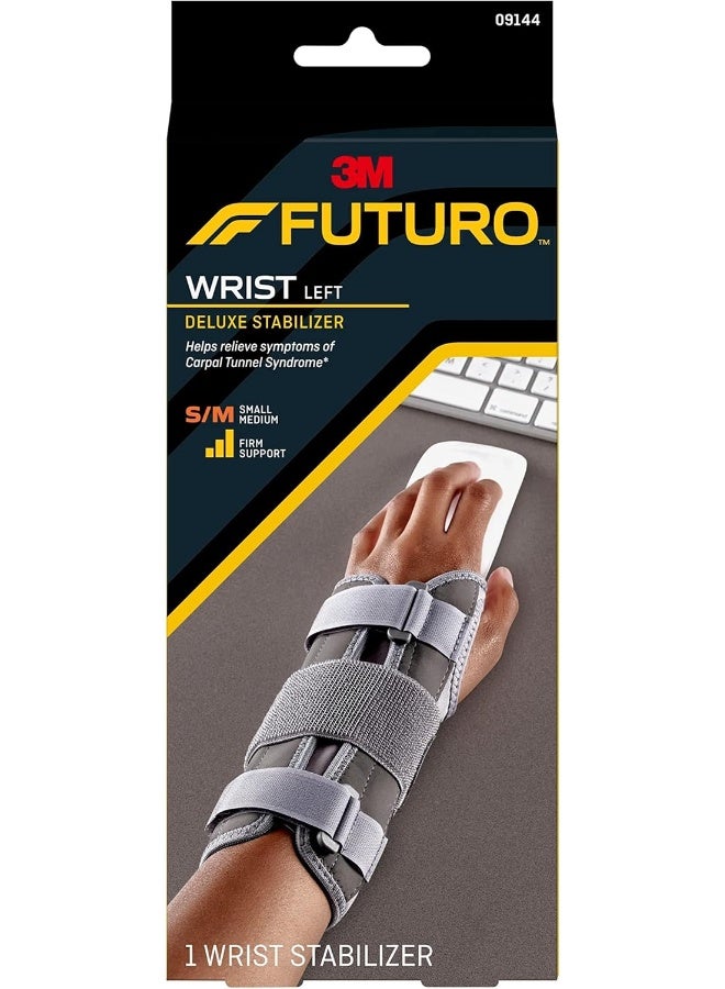 Futuro Deluxe Wrist Stabilizer Left Hand S/M size, 1 unit/pack - Image 1