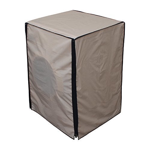 Lithara Waterproof Front Load Washing Machine Cover 6 kg, 6.2 Kg, 6.5 Kg, 7 Kg (Beige) - Image 3