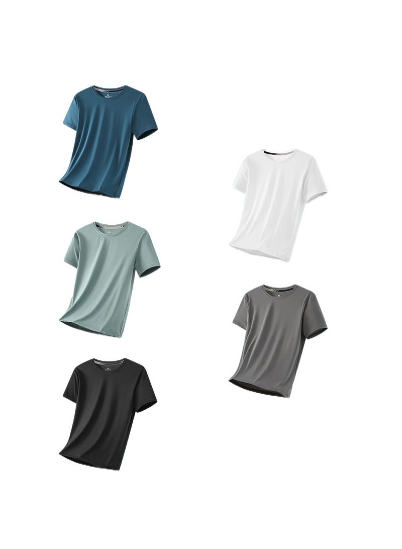 Nariele تي شيرت رياضي جديد من حرير الثلج يجف بسرعة - Image 2