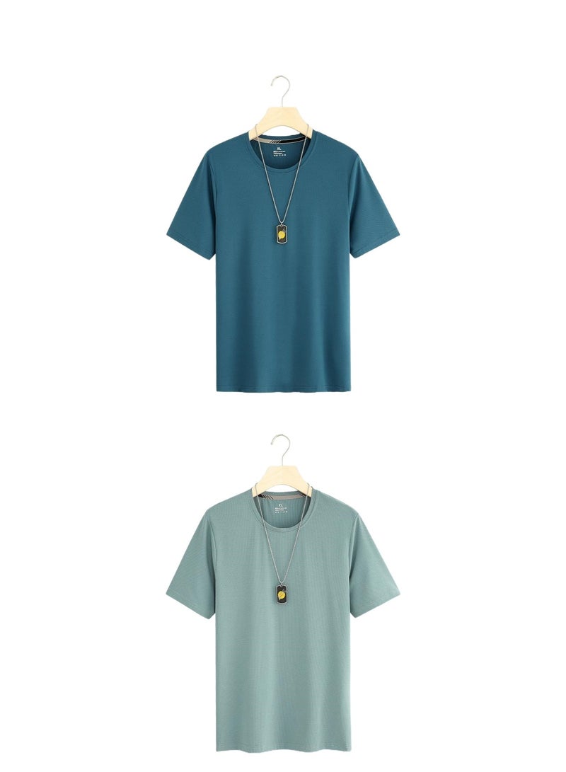 Nariele تي شيرت رياضي جديد من حرير الثلج يجف بسرعة - Image 3