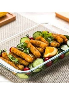 ماركة غير محددة طقم أطباق زجاجية للخبز متينة - 3 قطع، 1 لتر/1.6 لتر/2.2 لتر - دياموندز  - Image 3