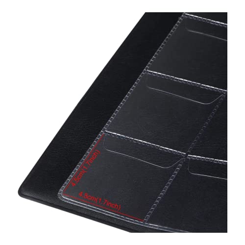 Lewano Premium Faux Leather Coin Collection Storage Album (240 Pocket) - Black - Image 3