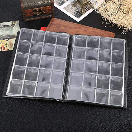 Lewano Premium Faux Leather Coin Collection Storage Album (240 Pocket) - Black - Image 5