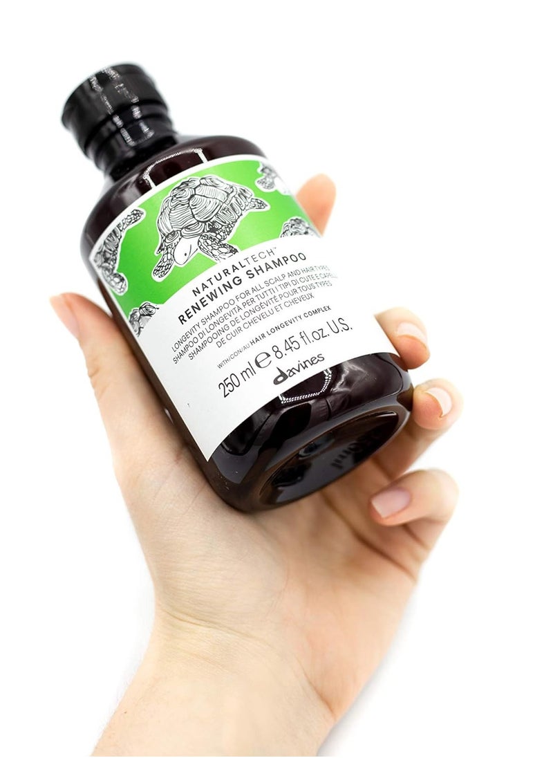 Davines Naturaltech Renewing Shampoo 250ml  - Image 3