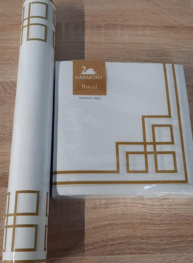 Harmony 005ME- Napkin + Tablerunner