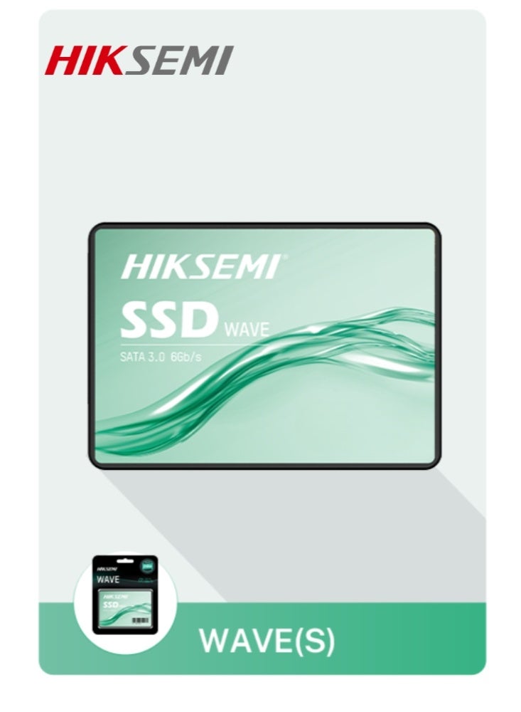 HIKSEMI Internal SSD Solid State Drive 512GB | SATA 3 Wave Series 2.5 inch for Laptop Desktop Anti-Shock and Anti-Fall