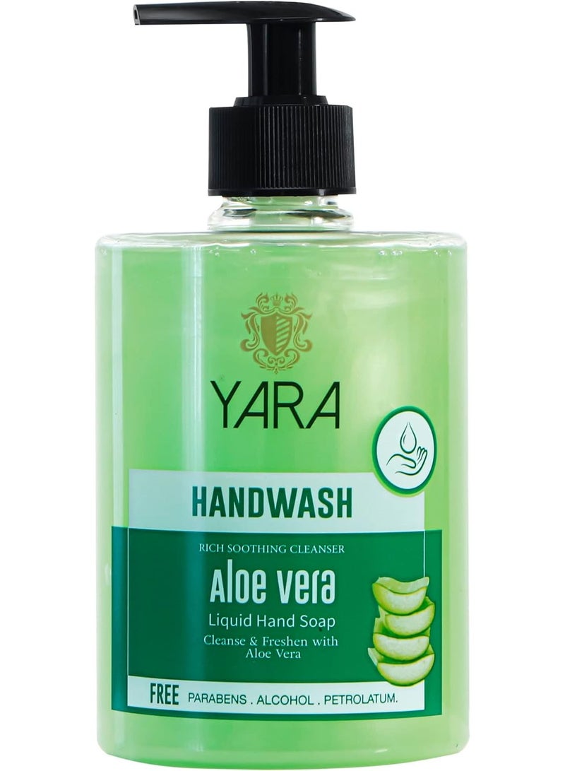 Yara Yara,hand wash,for men and women aloe vera 500ML