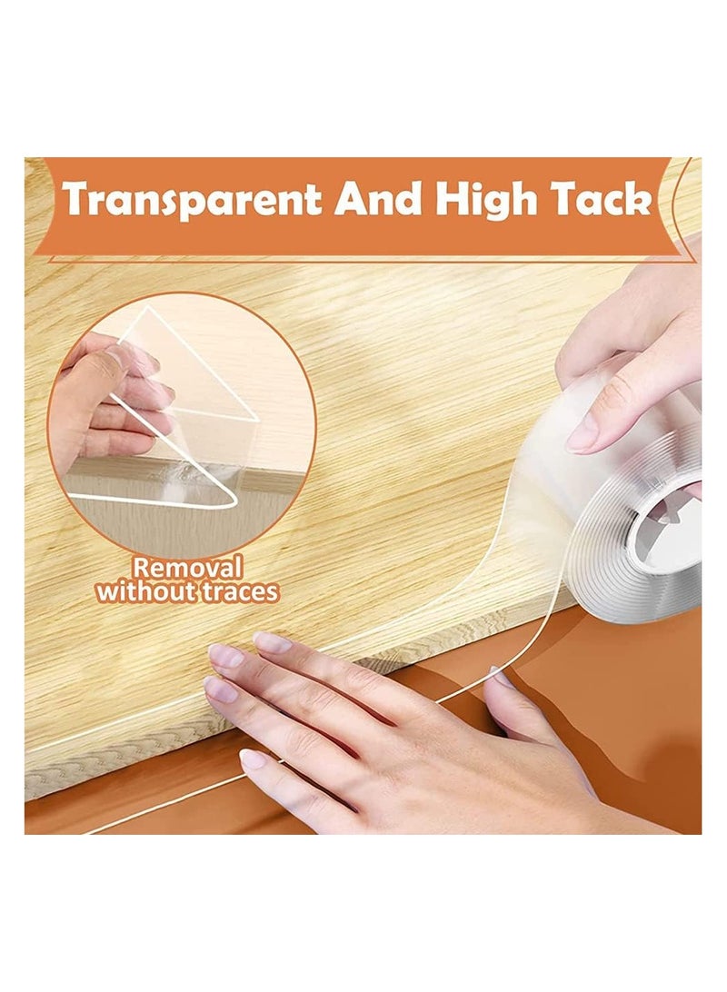 VIUAUAX Safety Edge Corner Protector Set,Clear Baby Proofing Guards, Soft Silicone Bumper Strip,For Sharp Corners Of Cabinets、Tables And Drawers Silicone Soft Corner Protectors.2m nano bumper strip, single-sided thickening table corner protection strip, waterproof strong anti-mold stickers, car door bumper strips. - Image 3